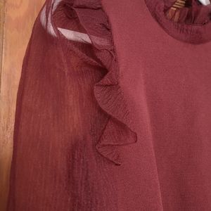 Cute dressed top (never worn)